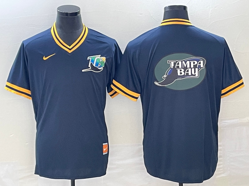 Men's Tampa Bay Rays Navy Team Jersey